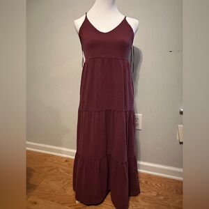 Old Navy Burgundy Maxi Dress